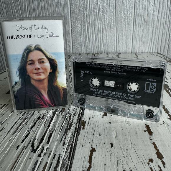 Judy Collins Other - Judy Collins Colors of the Day 1972 Elektra Records Cassette Tape Vintage Folk